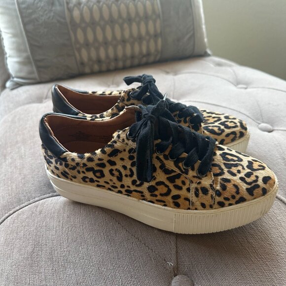 Halogen platform leopard print sneakers - Picture 2 of 3